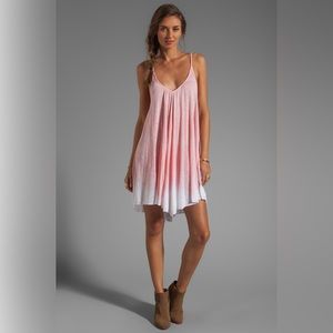 Blue Life Tye Die V Neck Babydoll Dress